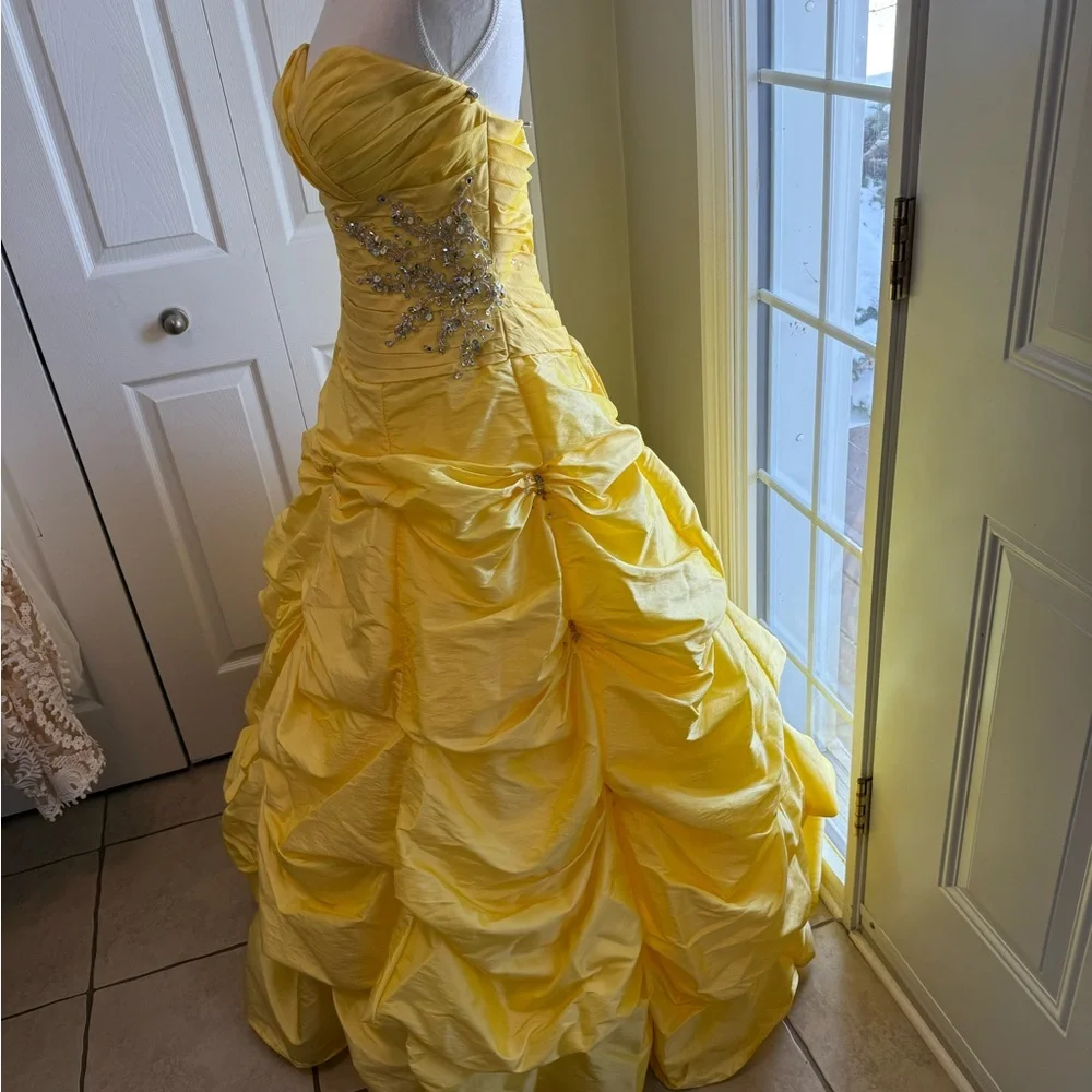 Mori Lee Vibrant Yellow Dress - Picture 7 of 15